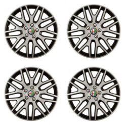 Puklice pre Alfa Romeo 16 Dakar NC silver and black Versaco Tuning.Cool