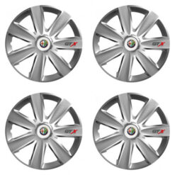 Puklice pre Alfa Romeo 16 GTX CARBON silver Versaco Tuning.Cool