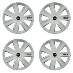 Puklice pre Audi 14 GTX carbon white Versaco Tuning.Cool