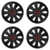 Puklice pre Audi 15 STRATOS RR black Versaco Tuning.Cool