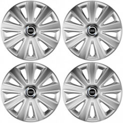 Puklice pre Audi 16 Aviator carbon RC 16 silver Versaco Tuning.Cool