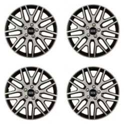 Puklice pre Audi 16 Dakar NC silver and black Versaco Tuning.Cool
