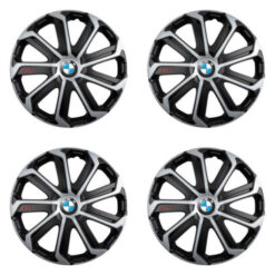Puklice pre BMW 15 Evo black&silver Versaco Tuning.Cool