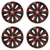 Puklice pre BMW 15 RAPIDE red and black Versaco Tuning.Cool