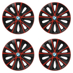 Puklice pre BMW 15 RAPIDE red and black Versaco Tuning.Cool