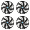 Puklice pre BMW 15 Vector RC black and silver Versaco Tuning.Cool