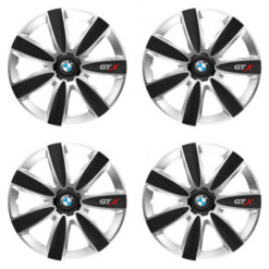 Puklice pre BMW 16 GTX CARBON silver/black Versaco Tuning.Cool