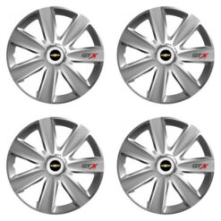 Puklice pre Chevrolet 16 GTX CARBON silver Versaco Tuning.Cool