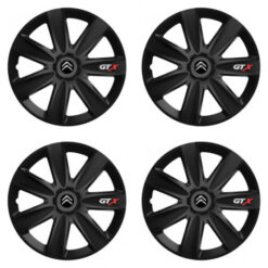 Puklice pre Citroen 14 GTX CARBON black Versaco Tuning.Cool