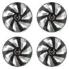 Puklice pre Cupra 15 Vector RC black and silver Versaco Tuning.Cool