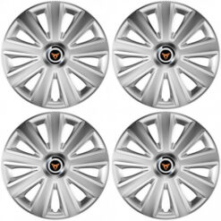 Puklice pre Cupra 16 Aviator carbon RC 16 silver Versaco Tuning.Cool