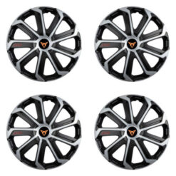 Puklice pre Cupra 16 Evo black&silver Versaco Tuning.Cool