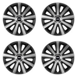 Puklice pre Dacia (nové logo) 14 Aviator carbon silver&black Versaco Tuning.Cool