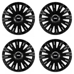 Puklice pre Dacia (nové logo) 15 ACTIVE RC BLACK Versaco Tuning.Cool