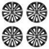 Puklice pre Dacia (nové logo) 16 Aviator carbon silver&black Versaco Tuning.Cool