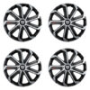 Puklice pre Dacia (staršie logo) 15 Evo black&silver Versaco Tuning.Cool