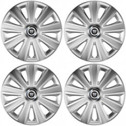 Puklice pre Dacia (staršie logo) 16 Aviator carbon RC 16 silver Versaco Tuning.Cool
