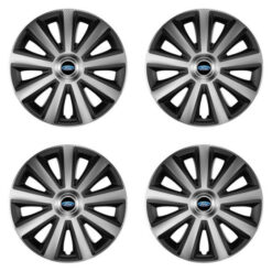 Puklice pre Ford 14 Aviator carbon silver&black Versaco Tuning.Cool