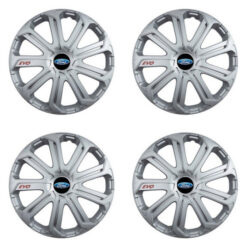 Puklice pre Ford 14 Evo silver Versaco Tuning.Cool