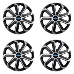 Puklice pre Ford 16 Evo black&silver Versaco Tuning.Cool