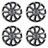 Puklice pre Honda 15 Evo black&silver Versaco Tuning.Cool