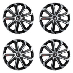 Puklice pre Honda 16 Evo black&silver Versaco Tuning.Cool