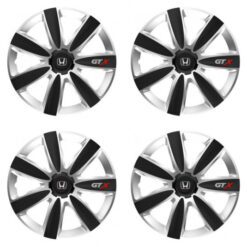 Puklice pre Honda 16 GTX CARBON silver/black Versaco Tuning.Cool
