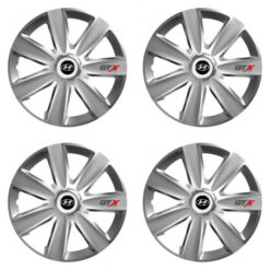 Puklice pre Hyundai 14 GTX CARBON silver Versaco Tuning.Cool