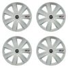 Puklice pre Hyundai 15 GTX carbon white Versaco Tuning.Cool