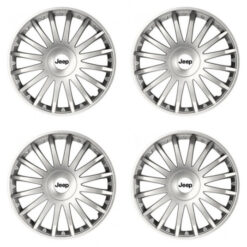 Puklice pre Jeep 15 CRYSTAL silver Versaco Tuning.Cool