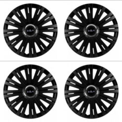 Puklice pre Kia (nové logo) 14 ACTIVE RC BLACK Versaco Tuning.Cool