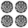Puklice pre Kia (nové logo) 16 Aviator carbon silver&black Versaco Tuning.Cool