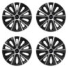Puklice pre Kia (nové logo) 16 RAPIDE silver and black Versaco Tuning.Cool