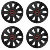 Puklice pre Kia (staršie logo) 14 STRATOS RR black Versaco Tuning.Cool