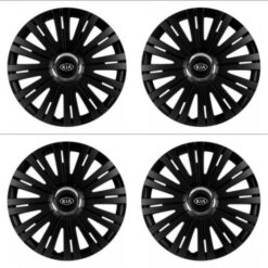 Puklice pre Kia (staršie logo) 15 ACTIVE RC BLACK Versaco Tuning.Cool