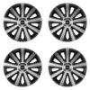 Puklice pre Kia (staršie logo) 16 Aviator carbon silver&black Versaco Tuning.Cool