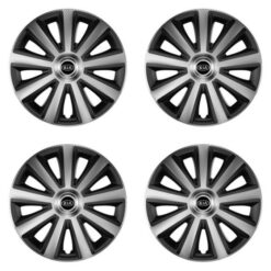 Puklice pre Kia (staršie logo) 16 Aviator carbon silver&black Versaco Tuning.Cool