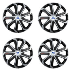 Puklice pre Lada 15 Evo black&silver Versaco Tuning.Cool