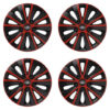 Puklice pre Land Rover 14 RAPIDE red and black Versaco Tuning.Cool