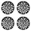Puklice pre Land Rover 16 Aviator carbon silver&black Versaco Tuning.Cool