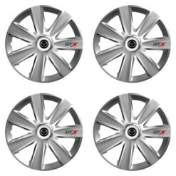 Puklice pre Mazda 14 GTX CARBON silver Versaco Tuning.Cool