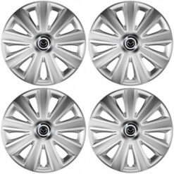 Puklice pre Mazda 15 Aviator carbon silver Versaco Tuning.Cool