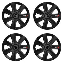 Puklice pre Mazda 15 GTX CARBON black Versaco Tuning.Cool