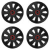 Puklice pre Mazda 15 STRATOS RR black Versaco Tuning.Cool