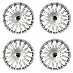 Puklice pre Mazda 16 CRYSTAL silver Versaco Tuning.Cool