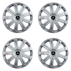 Puklice pre Mercedes 14 Evo silver Versaco Tuning.Cool
