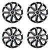Puklice pre Mercedes 15 Evo black&silver Versaco Tuning.Cool