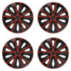Puklice pre Mercedes 15 RAPIDE red and black Versaco Tuning.Cool