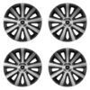 Puklice pre Mercedes 16 Aviator carbon silver&black Versaco Tuning.Cool