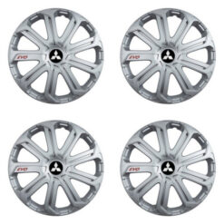 Puklice pre Mitsubishi (strieborné) 14 Evo silver Versaco Tuning.Cool